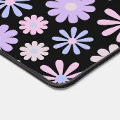 Gradient Holo Retro Daisies Good Vibes Typographie (Coin)