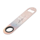 Gradient holographique de Rose Gold Glitter Irides (Devant angulaire)