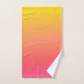 Gradient jaune et rose (Serviette à main)