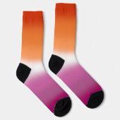 Gradient Lesbische Trots  Sokken (Rechts)