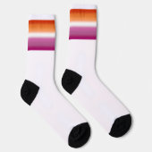 Gradient Lesbische Trots  Sokken (Rechts)