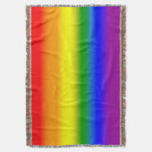 Gradient LGBTQ+ Rainbow Pride Flag - Rainbow Flag Deken (Voorkant Verticaal)