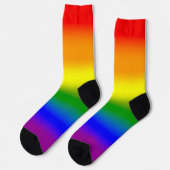 Gradient LGBTQ Rainbow Pride Sokken (Links)