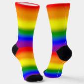 Gradient LGBTQ Rainbow Pride Sokken (Gebogen)