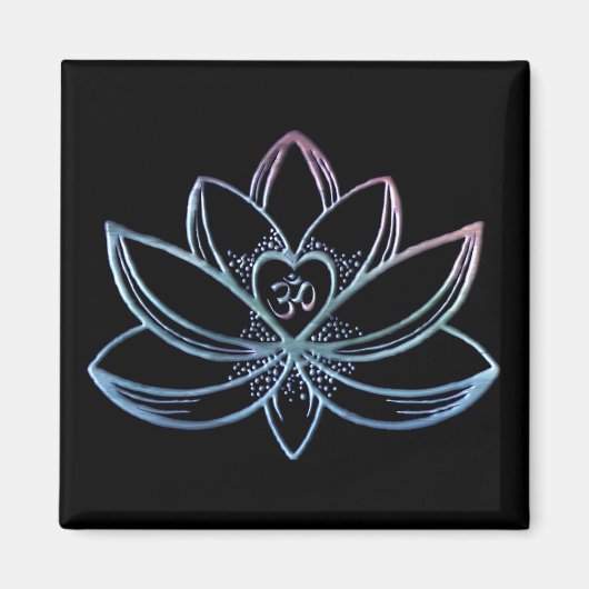 Gradient Lotus  Magneet (Voorkant)