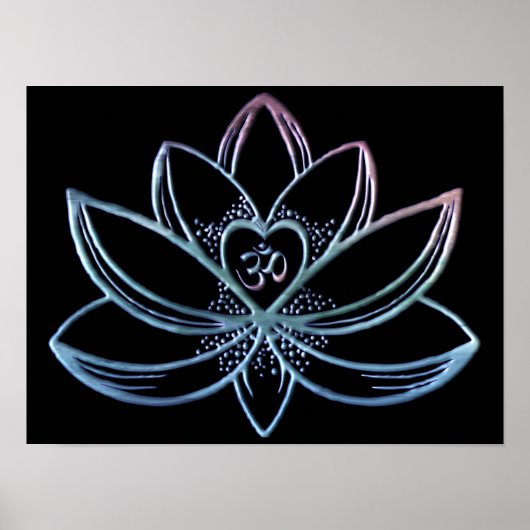 Gradient Lotus  Poster (Voorkant)