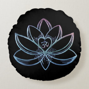 Gradiënt Lotus Rond Kussen