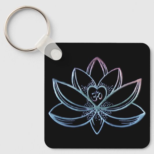 Gradient Lotus  Sleutelhanger (Voorkant)