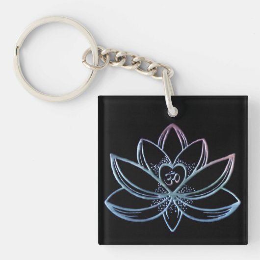 Gradient Lotus  Sleutelhanger (Voorkant)