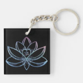 Gradient Lotus  Sleutelhanger (Achterkant)