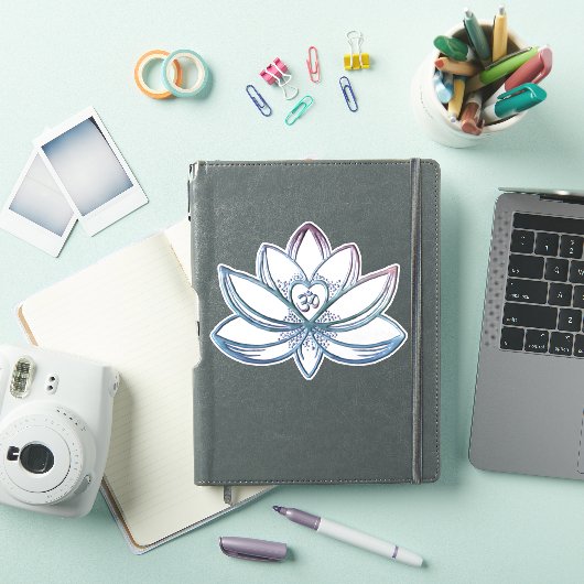 Gradient Lotus  Sticker (iPad Cover)