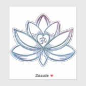 Gradient Lotus  Sticker (Vel)