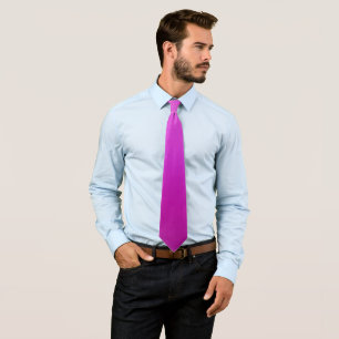 Gradient Magenta Chaud, Hommes Cravate Mariage Sil