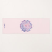 Gradiënt Mandala Lotus Bloem Yoga Mat [3] (Voorkant (horizontaal))