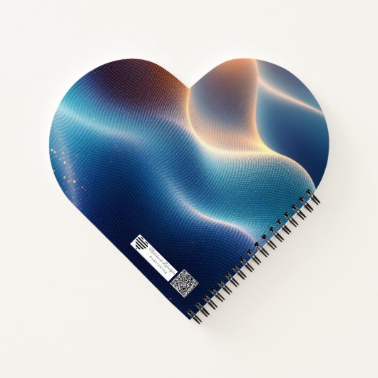 Gradient Mesh 3D Art | Modern Digital Design Notitieboek (Achterkant)