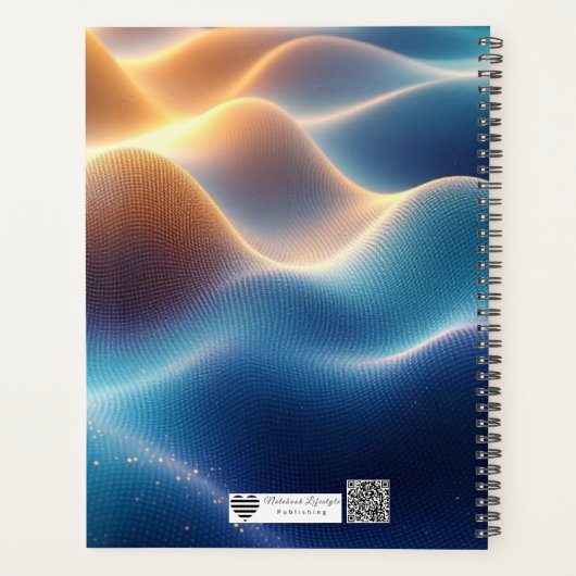 Gradient Mesh 3D Art | Modern Digital Design Planner (Achterkant)