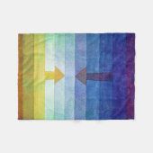 Gradiënt met Pijl, Paul Klee Fleece Deken (Voorkant (Horizontaal))