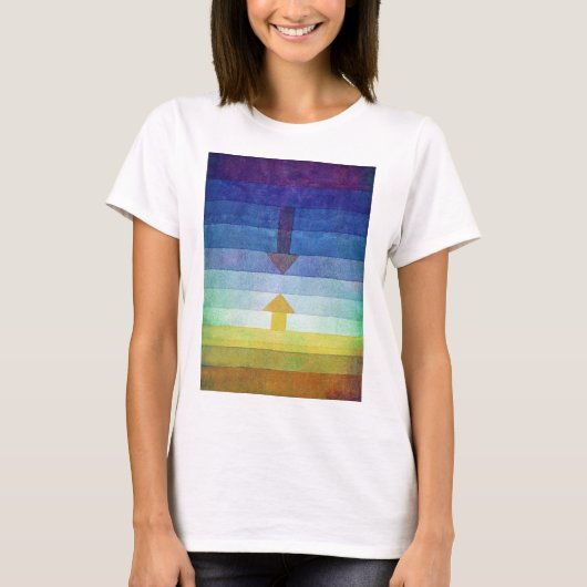 Gradiënt met Pijl, Paul Klee T-shirt (Voorkant)