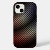Gradiënt Metaal Grate Case-Mate iPhone Case (Achterkant)
