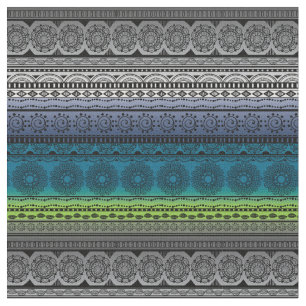 Gradient mignon de vert bleu de tissu d'impression