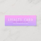 Gradient Mini Loyalty Kaart (Voorkant)