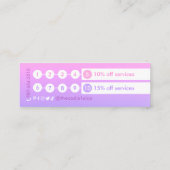 Gradient Mini Loyalty Kaart (Achterkant)