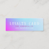 Gradient Mini Loyalty Kaart (Voorkant)