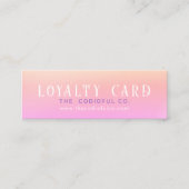 Gradient Mini Loyalty Kaart (Voorkant)