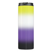 Gradient Non-binaire Pride  Thermosbeker (Achterkant)