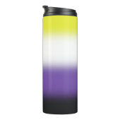 Gradient Non-binaire Pride  Thermosbeker (Geroteerd rechts)