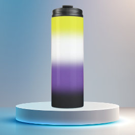 Gradient Non-binaire Pride Thermosbeker