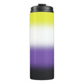 Gradient Nonbinary Pride Thermosbeker (Voorkant)