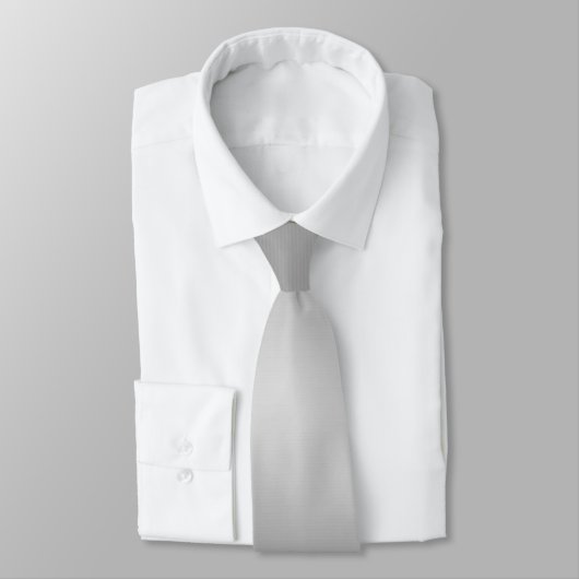 Gradiënt Ombre grijs met naam en monogram Stropdas (Gebonden)