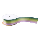 Gradiënt ombre stripe met zachte, troebele groene  lint (Spoel)