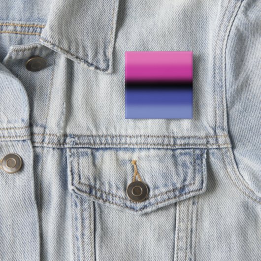 Gradient Omnisexual Pride Flag – Omnisexual Flag Vierkante Button 5,1 Cm (In situ)