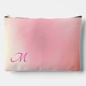 Gradient Pastel Pink kan Initiaal bewerken Etui (Voorkant)
