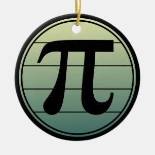 Gradiënt Pi Symbool Pi-dag Gelukkige Pi-dag Wisk Keramisch Ornament