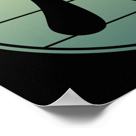 Gradiënt Pi Symbool Pi dag | Vroegtijdige Wiskunde Poster (Hoek)