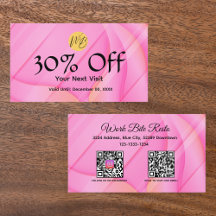 Gradient Pink Wave Restaurant QR Code Menu en