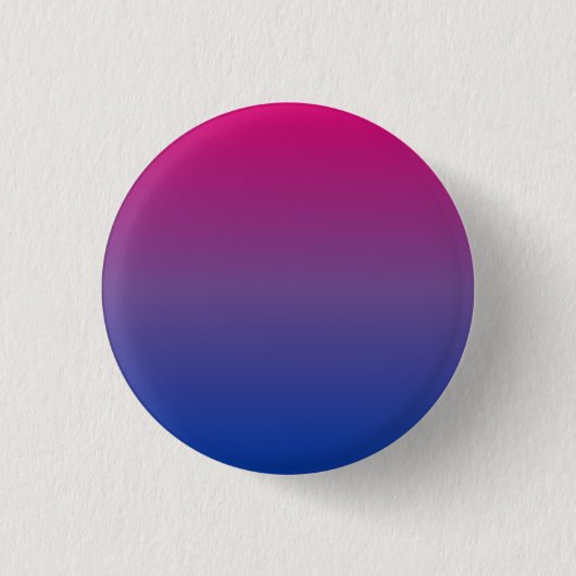 Gradiënt Pride Patroon: Bi Ronde Button 3,2 Cm (Voorkant)