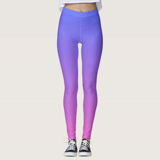 Gradient Purple Leggings - Stylish & Comfortable (Devant)