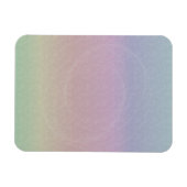 Gradiënt Rainbow Holo-Pattern met mosterd Swirl Magneet (Horizontaal)