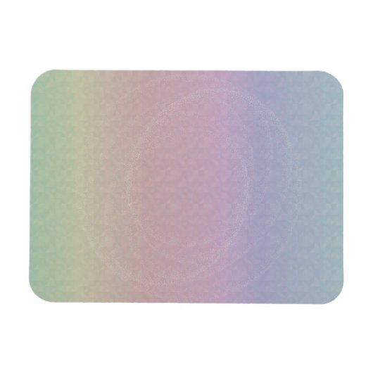 Gradiënt Rainbow Holo-Pattern met mosterd Swirl Magneet (Horizontaal)
