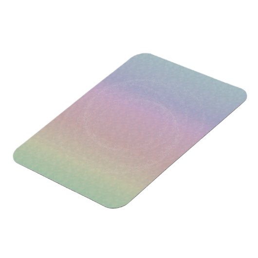 Gradiënt Rainbow Holo-Pattern met mosterd Swirl Magneet (Linkerzijde)
