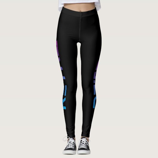 Gradiënt Retra Leggings (Voorkant)