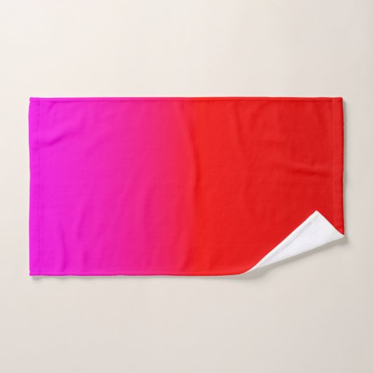 gradiënt rood roze, sjaal, rood, roze bad handdoek (Handdoek)