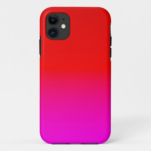 gradiënt rood roze, sjaal, rood, roze Case-Mate iPhone case (Achterkant)