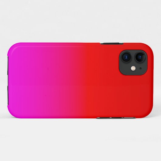 gradiënt rood roze, sjaal, rood, roze Case-Mate iPhone case (Achterkant (horizontaal))
