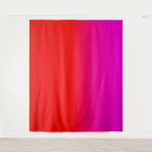 gradiënt rood roze, sjaal, rood, roze wandkleed (Voorkant)