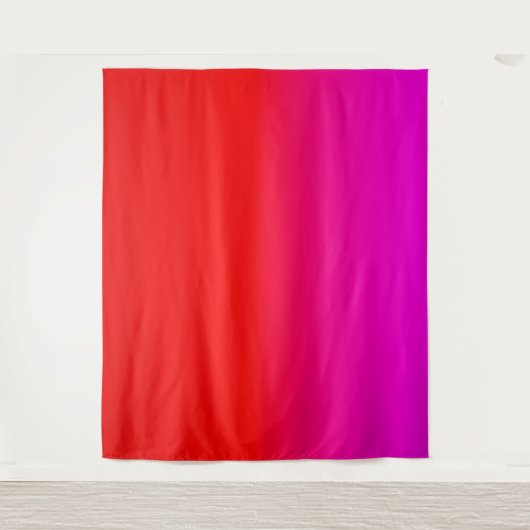 gradiënt rood roze, sjaal, rood, roze wandkleed (Voorkant)